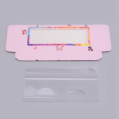 Foldable Creative Kraft Paper Box CON-WH0062-09B-1
