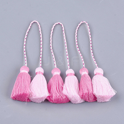 Polycotton(Polyester Cotton) Tassel Big Pendant Decorations FIND-S302-01D-1