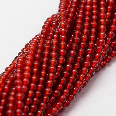 Natural Carnelian Beads Strands G-N0184-04-2mm-1