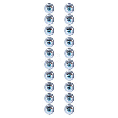 10 Pairs Iron & Plastic Blinkable Craft Eye DIY-GL0005-20A-1