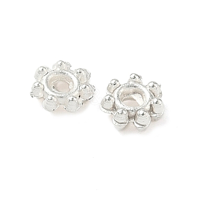 ABS Electroplated Snowflake Plastic Spacer Beads KY-I002-01B-1