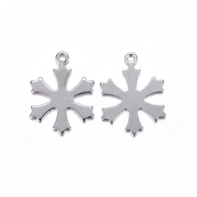 Tarnish Resistant 201 Stainless Steel Pendants STAS-F174-07P-1
