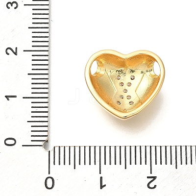 Rack Plating Brass Micro Pave Cubic Zirconia Pendants KK-I722-04G-X-1