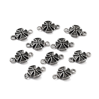 316 Surgical Stainless Steel Connector Charms Hand Polished STAS-K276-20AS-1