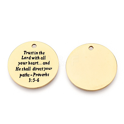 201 Stainless Steel Pendants LS-STAS-T064-37G-23-1