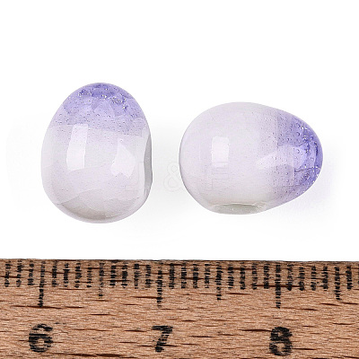 Handmade Porcelain Crackle Beads PORC-Q006-12B-1