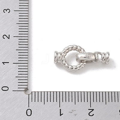 925 Sterling Silver Fold Over Clasps SE-CBAF1B0-05P-1