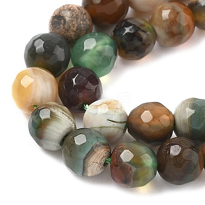 Natural Agate Beads Strands G-C082-A01-52-1