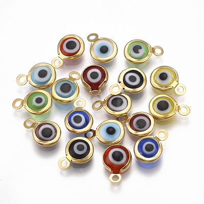 Handmade Lampwork Charms X-STAS-T041-01G-1