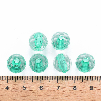 Transparent Acrylic Beads TACR-S154-11A-68-1