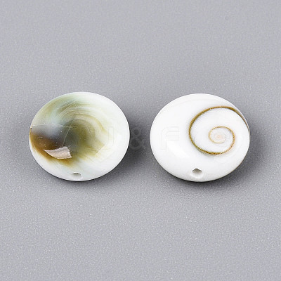 Natural Shiva Eye Shell Beads BSHE-T014-33B-1