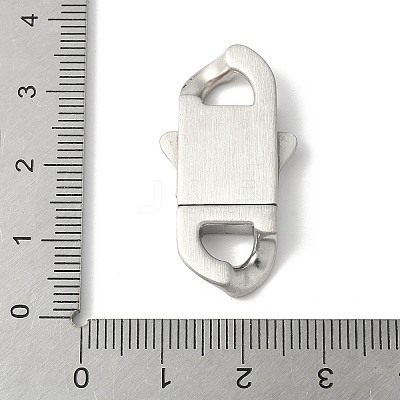 316 Surgical Stainless Steel Bayonet Clasps STAS-H234-02P-03-1