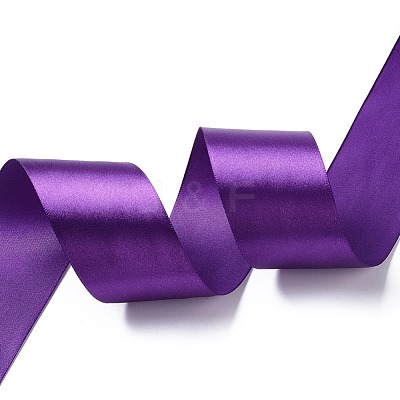 Purple Satin Ribbon Wedding Sewing DIY X-RC50MMY-035-1