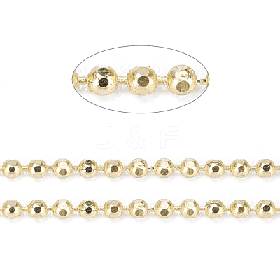 Spray Painted Brass Faceted Ball Chains CHC-K011-35C-1