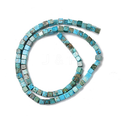 Dyed Synthetic Imperial Jasper Beads Strands G-H087-F02-01B-1-1