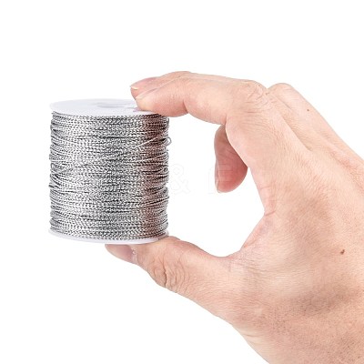 1mm Jewelry Braided Thread Metallic Threads MCOR-S002-02-1