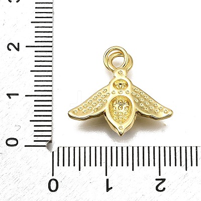 Brass Enamel Pendants KK-D343-06G-1