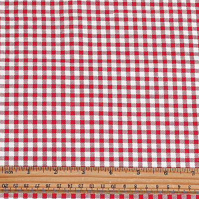 Tartan Cotton Fabric DIY-WH0671-412B-1