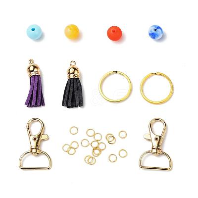 DIY Keychain Making Kits DIY-YW0002-93G-1