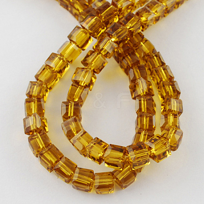 Glass Bead Strands GLAA-R041-6x6mm-12-1