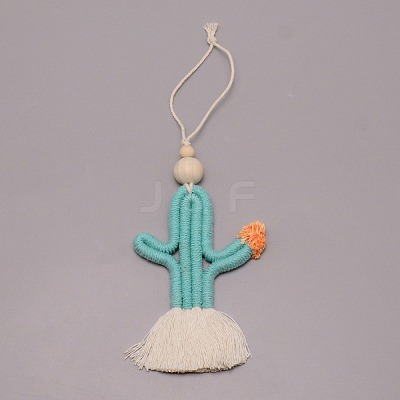 Cotton Pendant Decorations AJEW-WH0258-014C-1