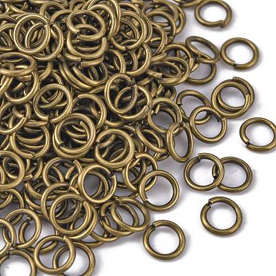 Brass Round Open Jump Rings for Jewelry DIY X-JRC7MM-AB-1