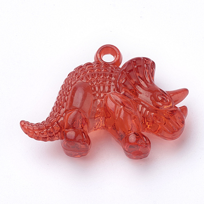 Transparent Acrylic Pendants TACR-T002-06-1