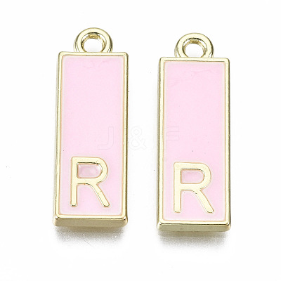 Alloy Enamel Pendants ENAM-T012-01R-RS-1