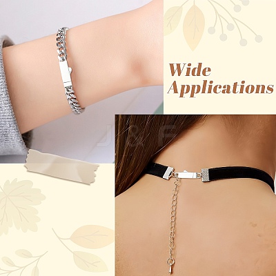 3Pcs 3 Styles Stainless Steel Bayonet Clasps STAS-CJ0003-61-1