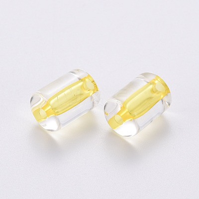 Transparent Acrylic Beads TACR-S154-17A-81-1