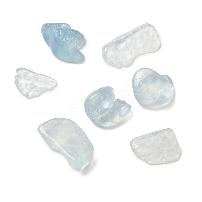 Natural Aquamarine Chip Beads G-Q193-04B-1