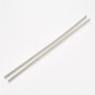 Round Iron French Wire Gimp Wire X-BJEW-T007-03P-NF-1