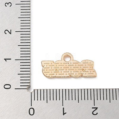 Alloy Enamel Pendants ENAM-A008-13KCG-03-1