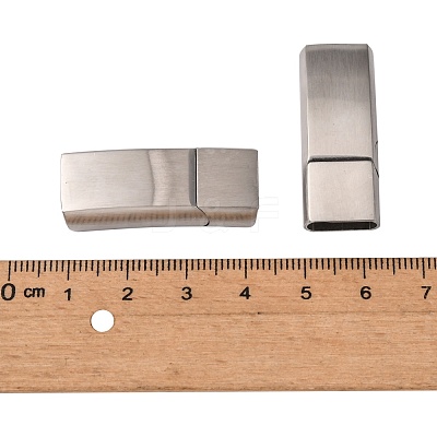 Non-Tarnish 316 Surgical Stainless Steel Bayonet Clasps STAS-G241-20P-1