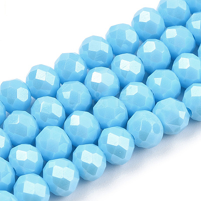 Electroplate Glass Beads Strands LS-EGLA-A034-P2mm-A06-1