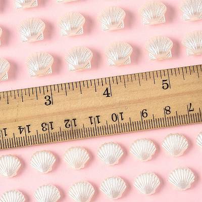 200Pcs 2 Styles ABS Imitation Pearl Beads OACR-FS0002-31-1