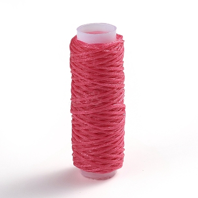 Waxed Polyester Cord YC-WH0007-03B-30-1
