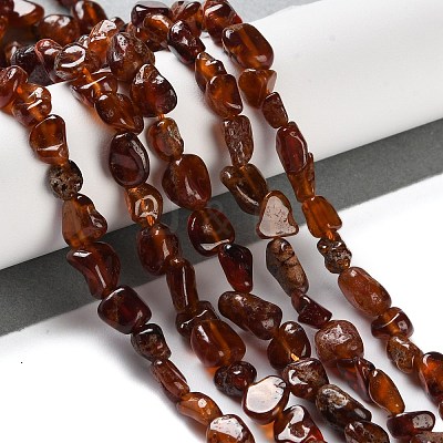 Natural Garnet Beads Strands G-P497-01C-38-1
