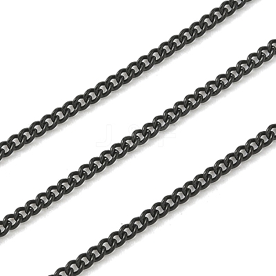 Ion Plating(IP) 304 Stainless Steel Curb Chains CHS-L001-59-0.4mm-B-1