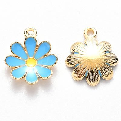 Alloy Enamel Pendants ENAM-S121-116E-1