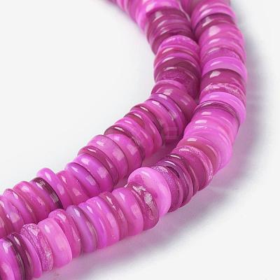 Natural Freshwater Shell Beads Strands BSHE-I016-04D-1
