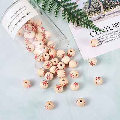 Natural Wooden Beads WOOD-TAC0010-02A-1
