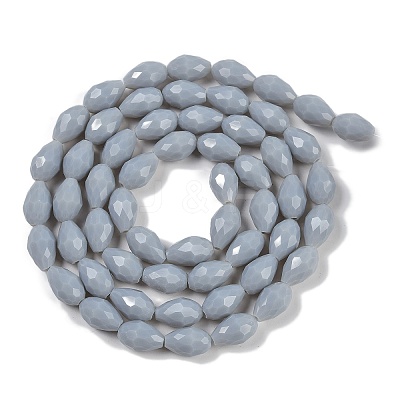 Opaque Solid Color Beads Strands EGLA-N013-P4mm-D05-1