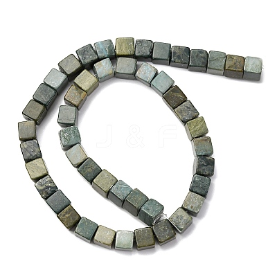 Natural Shoushan Jade Beads Strands G-B155-C03-8x8mm-1