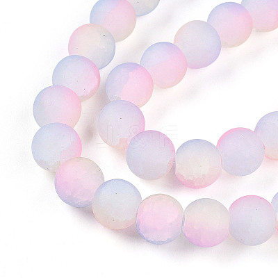 Crackle Glass Beads X1-GLAA-N009-10mm-04-1