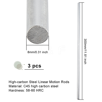 45# High-carbon Steel Linear Motion Rods FIND-WH0061-17A-1