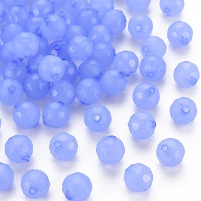 Transparent Acrylic Beads TACR-S154-62E-01-1