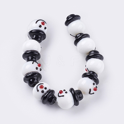 Handmade Lampwork Beads Strands LAMP-N068-5-1