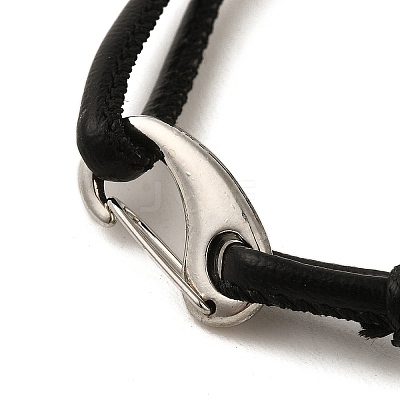 PU Leather Round Cord Multi-strand Bracelets SJEW-K002-07J-1