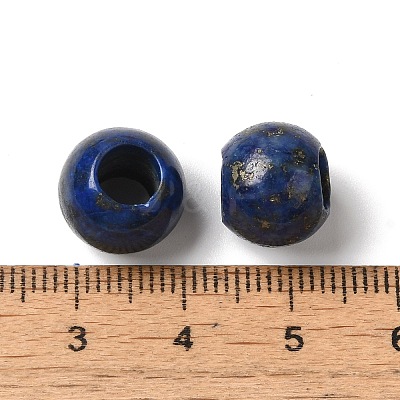 Natural Lapis Lazuli European Beads G-N342-03L-1